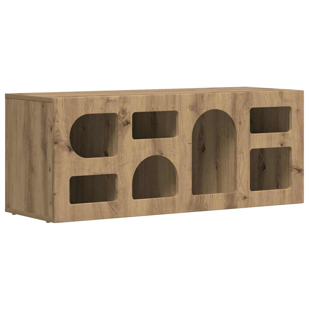 TV-skab ELST 100 x 35 x 40 cm Artisan Egetræ Konstrueret træ