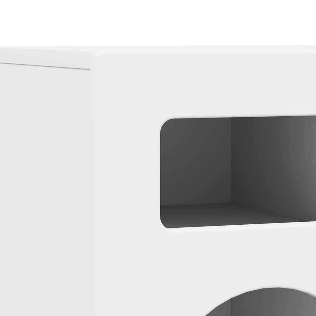 TV-skab ELST 80 x 35 x 40 cm Hvid Konstrueret træ