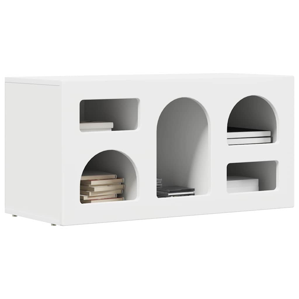 TV-skab ELST 80 x 35 x 40 cm Hvid Konstrueret træ