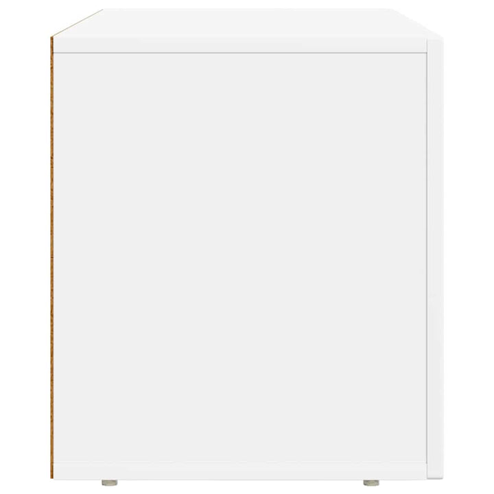 TV-skab ELST 80 x 35 x 40 cm Hvid Konstrueret træ