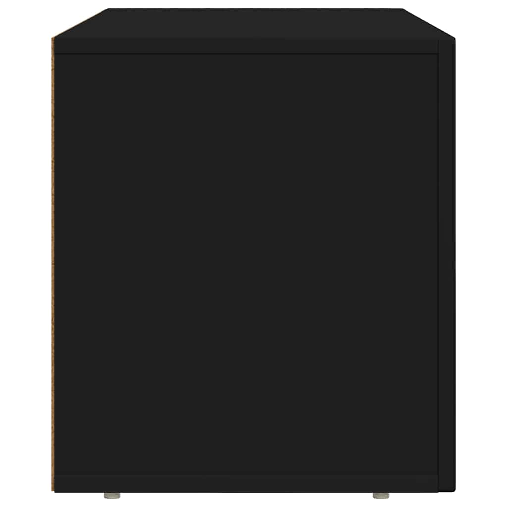 TV-skab ELST 80 x 35 x 40 cm Sort Konstrueret træ