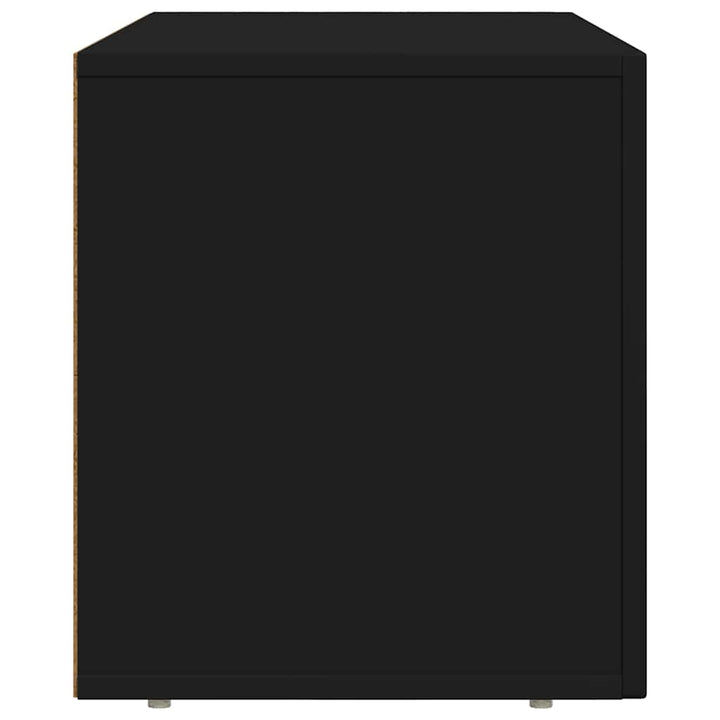 TV-skab ELST 80 x 35 x 40 cm Sort Konstrueret træ