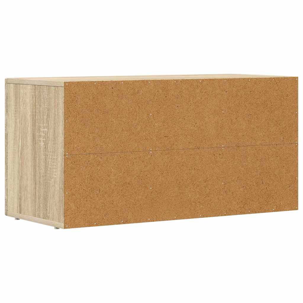TV-skab ELST 80 x 35 x 40 cm Sonoma eg Konstrueret træ