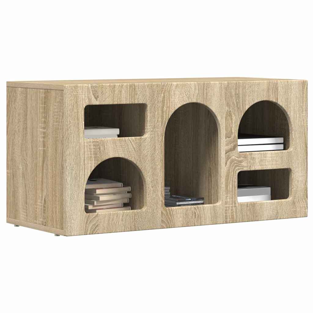 TV-skab ELST 80 x 35 x 40 cm Sonoma eg Konstrueret træ