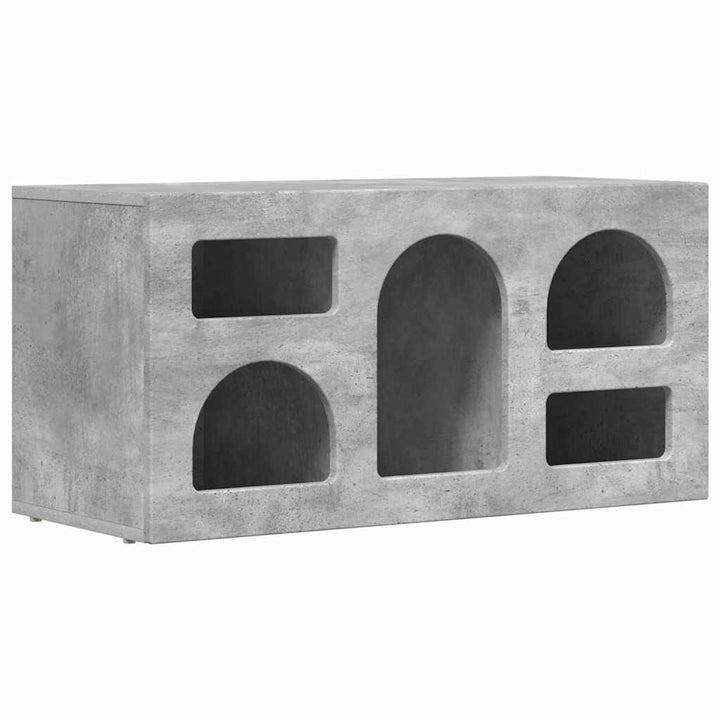 TV-skab ELST 80 x 35 x 40 cm Beton Grå Konstrueret træ