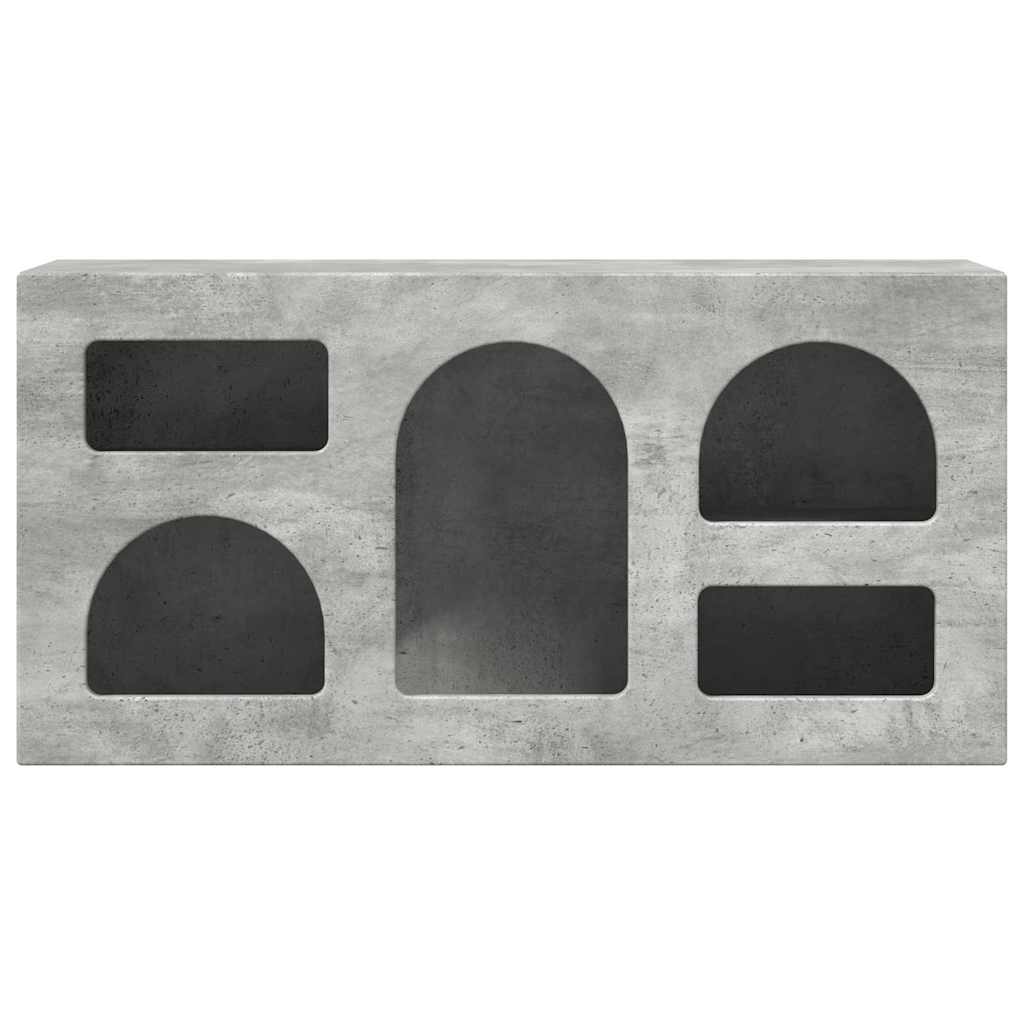 TV-skab ELST 80 x 35 x 40 cm Beton Grå Konstrueret træ