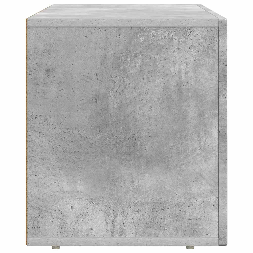 TV-skab ELST 80 x 35 x 40 cm Beton Grå Konstrueret træ