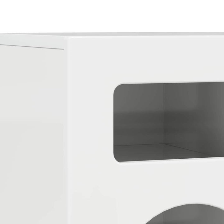 TV-skab ELST 80 x 35 x 40 cm Høj gloss hvid Konstrueret træ