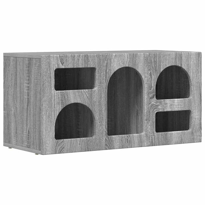 TV-skab ELST 80 x 35 x 40 cm Grå Sonoma Konstrueret træ