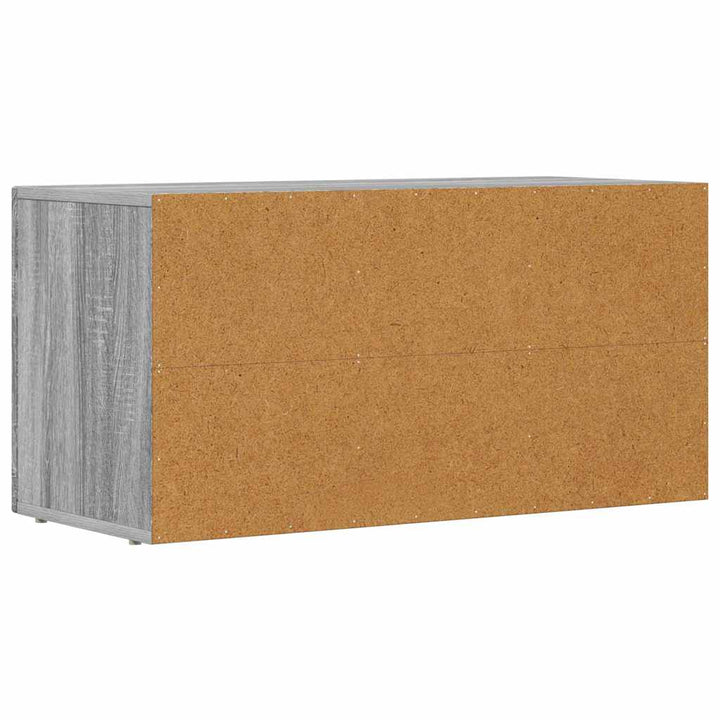TV-skab ELST 80 x 35 x 40 cm Grå Sonoma Konstrueret træ