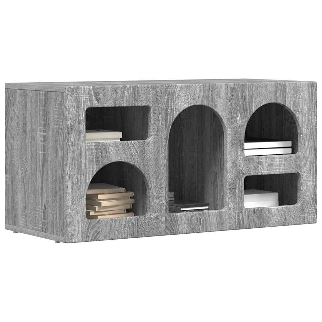 TV-skab ELST 80 x 35 x 40 cm Grå Sonoma Konstrueret træ