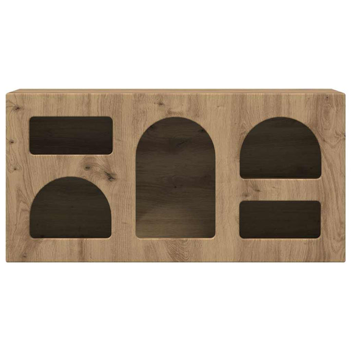 TV-skab ELST 80 x 35 x 40 cm Artisan Egetræ Konstrueret træ