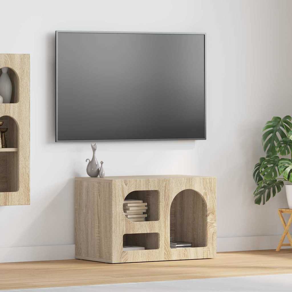 TV-skab Sonoma eg 60 x 35 x 40 cm Konstrueret træ