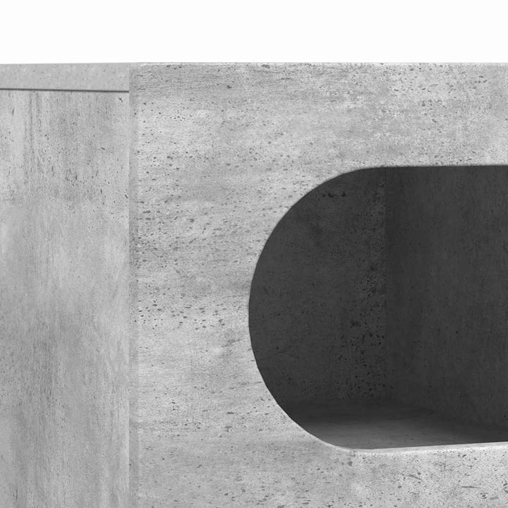 TV-skab ELST 60 x 35 x 40 cm Beton Grå Konstrueret træ
