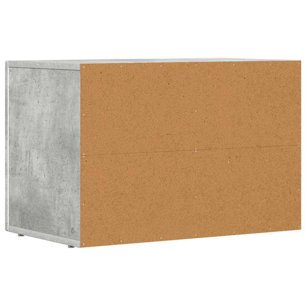 TV-skab ELST 60 x 35 x 40 cm Beton Grå Konstrueret træ