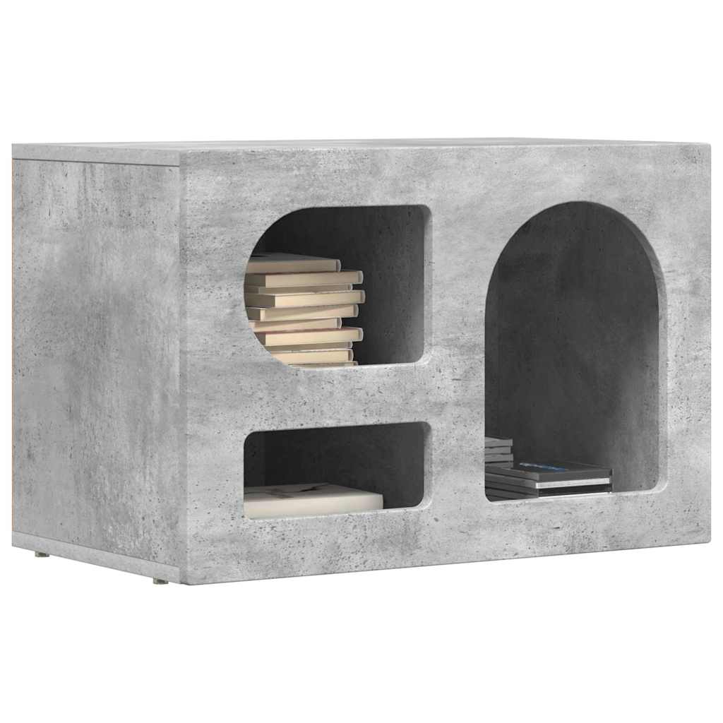 TV-skab ELST 60 x 35 x 40 cm Beton Grå Konstrueret træ
