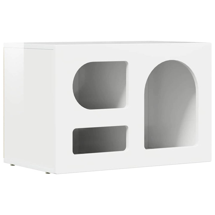 TV-skab ELST 60 x 35 x 40 cm Høj gloss hvid Konstrueret træ