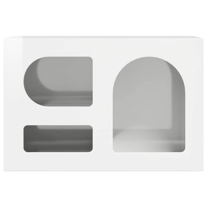 TV-skab ELST 60 x 35 x 40 cm Høj gloss hvid Konstrueret træ