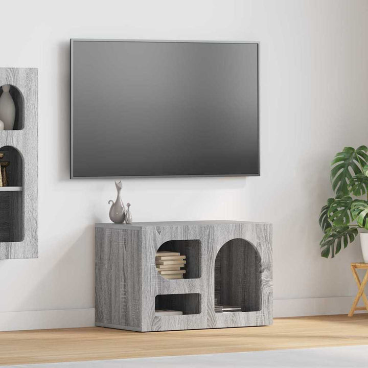 TV-skab ELST 60 x 35 x 40 cm Grå Sonoma Konstrueret træ