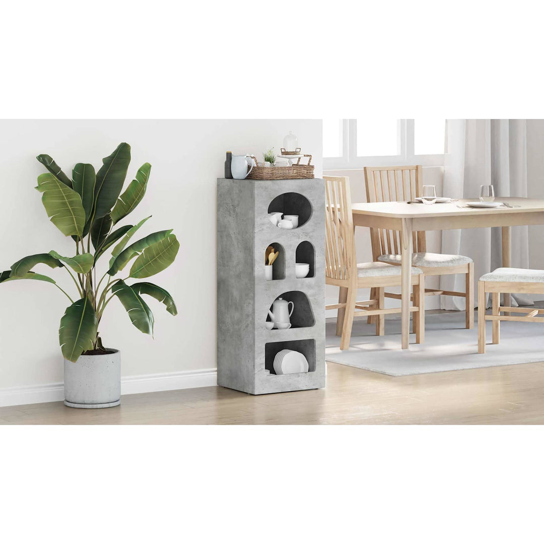Sideboard ELST Beton Grå 40 x 35 x 100,5 cm Konstrueret træ