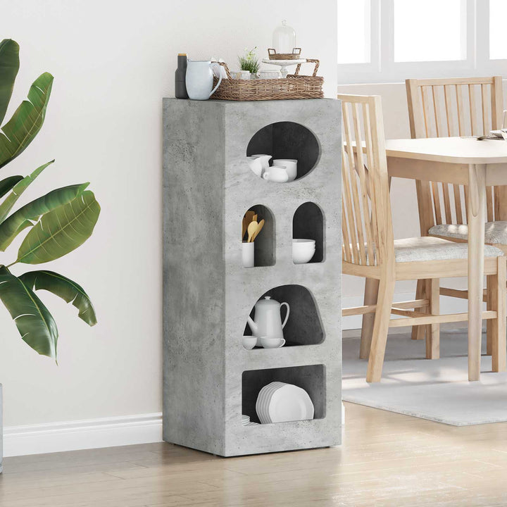 Sideboard ELST Beton Grå 40 x 35 x 100,5 cm Konstrueret træ