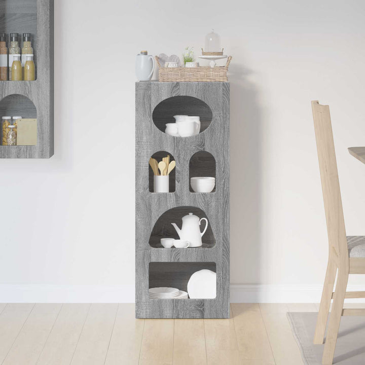 Sideboard ELST Grå Sonoma 40 x 35 x 100,5 cm Konstrueret træ