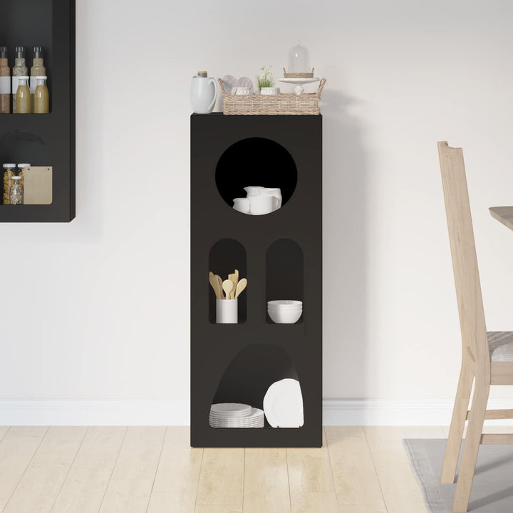 Sideboard Sort 40 x 35 x 100.5 cm Konstrueret træ