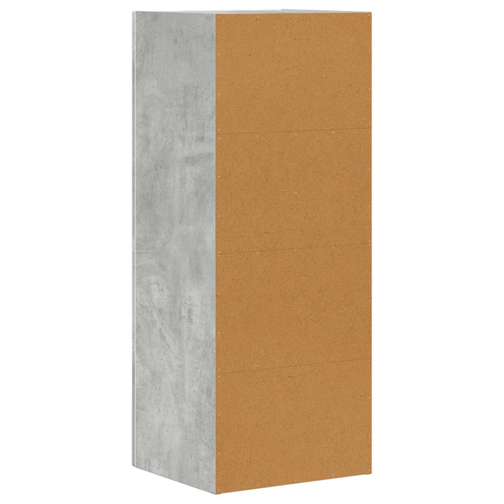 Sideboard ELST Beton Grå 40 x 35 x 100.5 cm Konstrueret træ