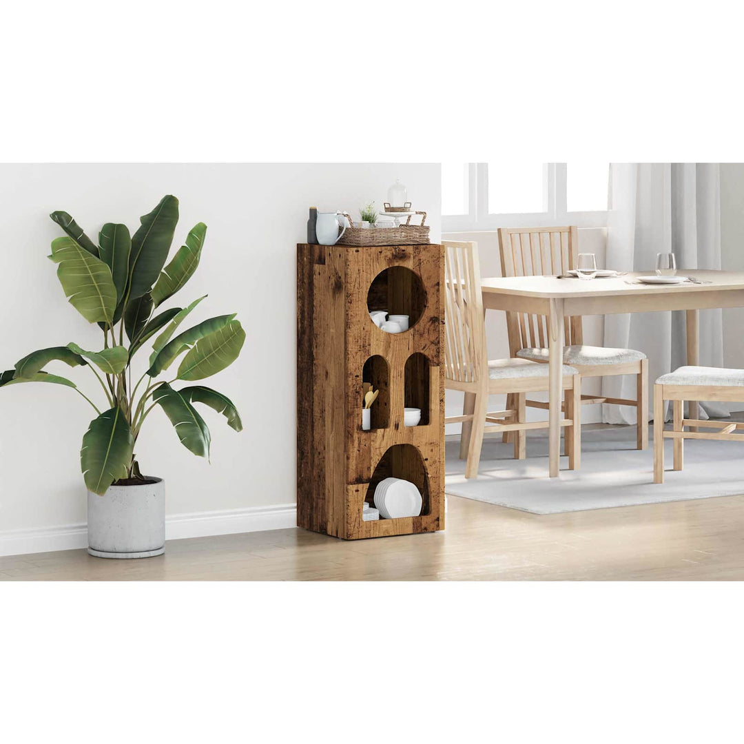Sideboard ELST Gammelt træ 40 x 35 x 100.5 cm Konstrueret træ