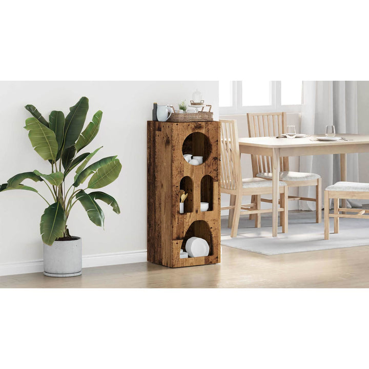 Sideboard ELST Gammelt træ 40 x 35 x 100.5 cm Konstrueret træ