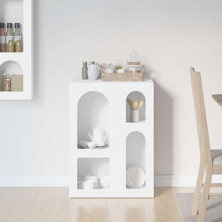 Sideboard Hvid 59 x 35 x 80.5 cm Konstrueret træ