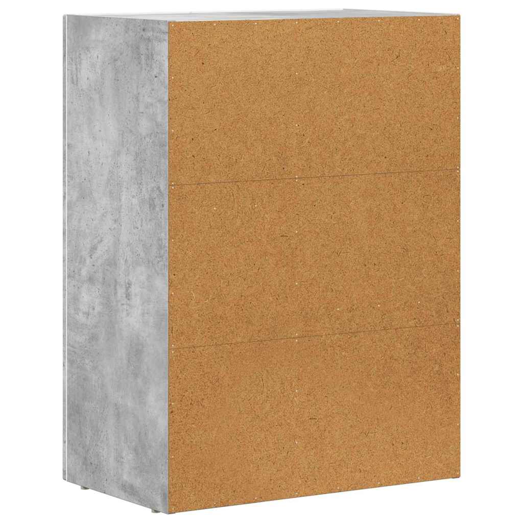 Sideboard ELST Beton Grå 59 x 35 x 80.5 cm Konstrueret træ