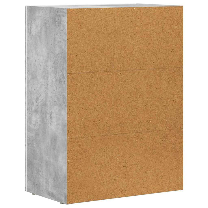 Sideboard ELST Beton Grå 59 x 35 x 80.5 cm Konstrueret træ