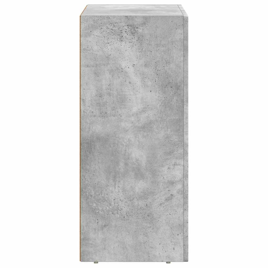 Sideboard ELST Beton Grå 59 x 35 x 80.5 cm Konstrueret træ