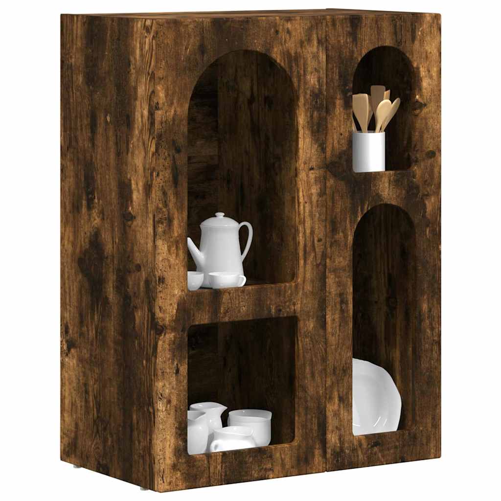Sideboard ELST Røget eg 59 x 35 x 80.5 cm Konstrueret træ
