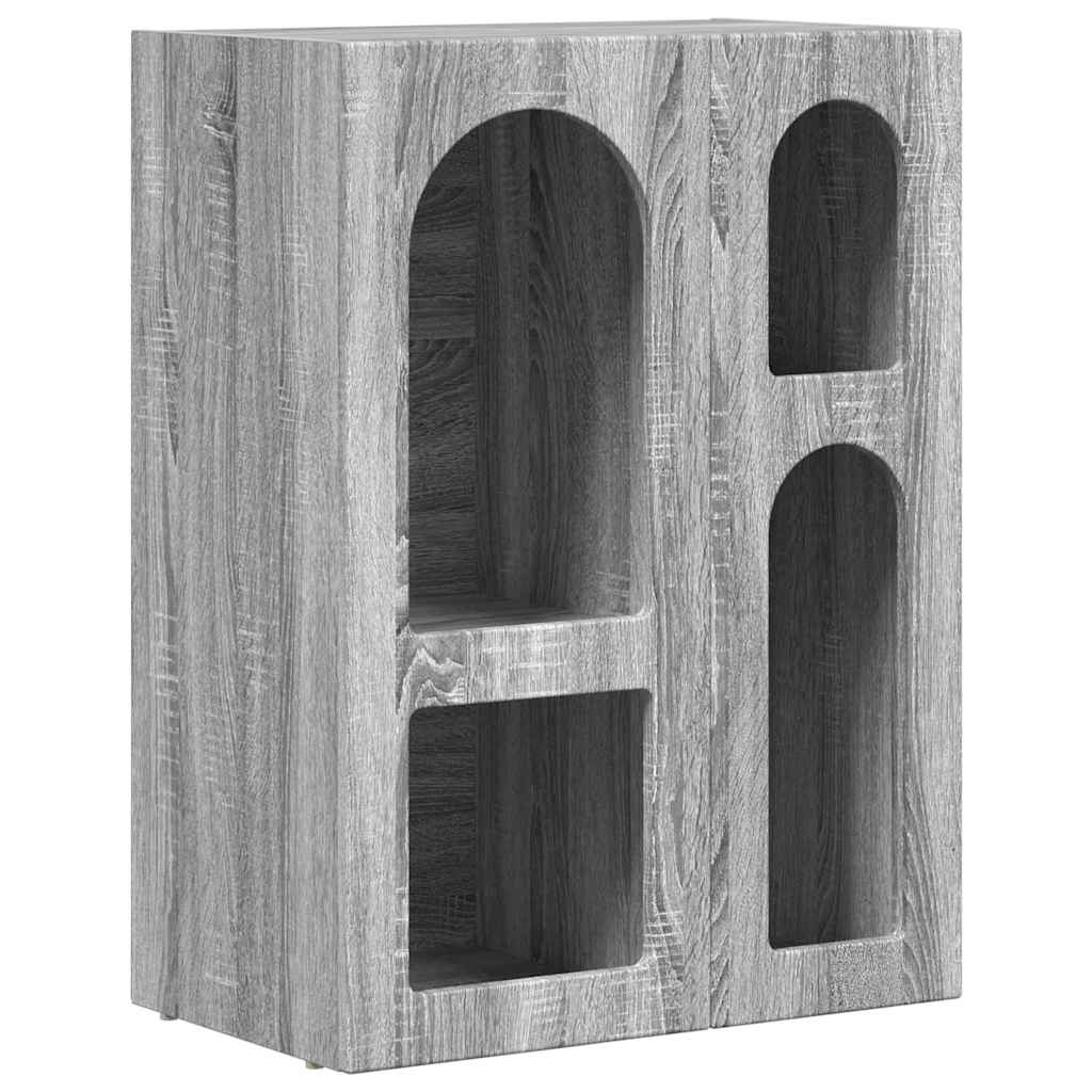 Sideboard ELST Grå Sonoma 59 x 35 x 80.5 cm Konstrueret træ