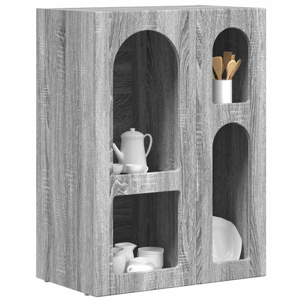 Sideboard ELST Grå Sonoma 59 x 35 x 80.5 cm Konstrueret træ