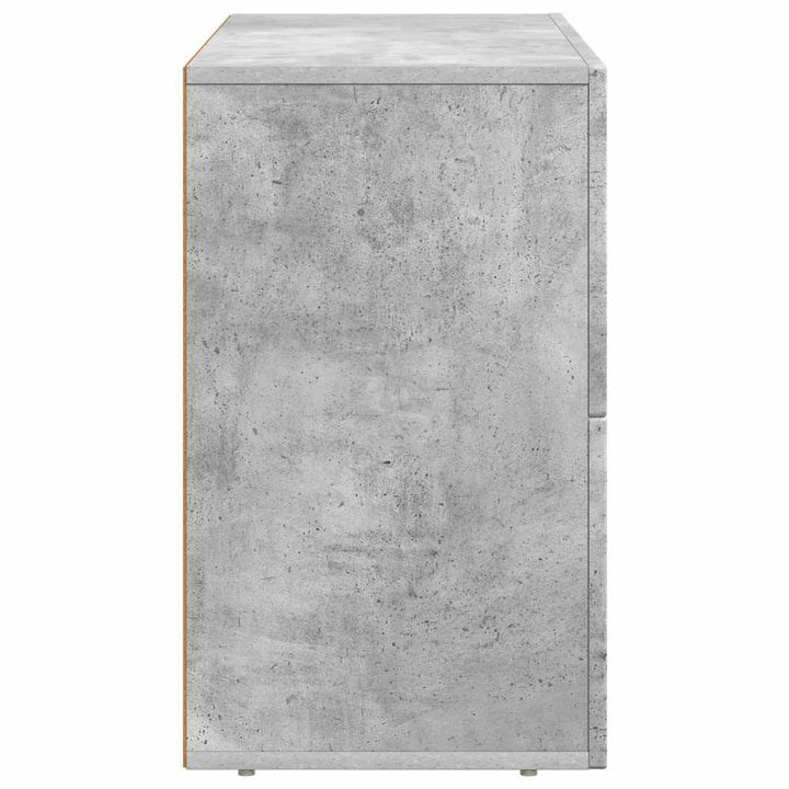 Sideboard ELST Beton Grå 80,5 x 35 x 59 cm Konstrueret træ