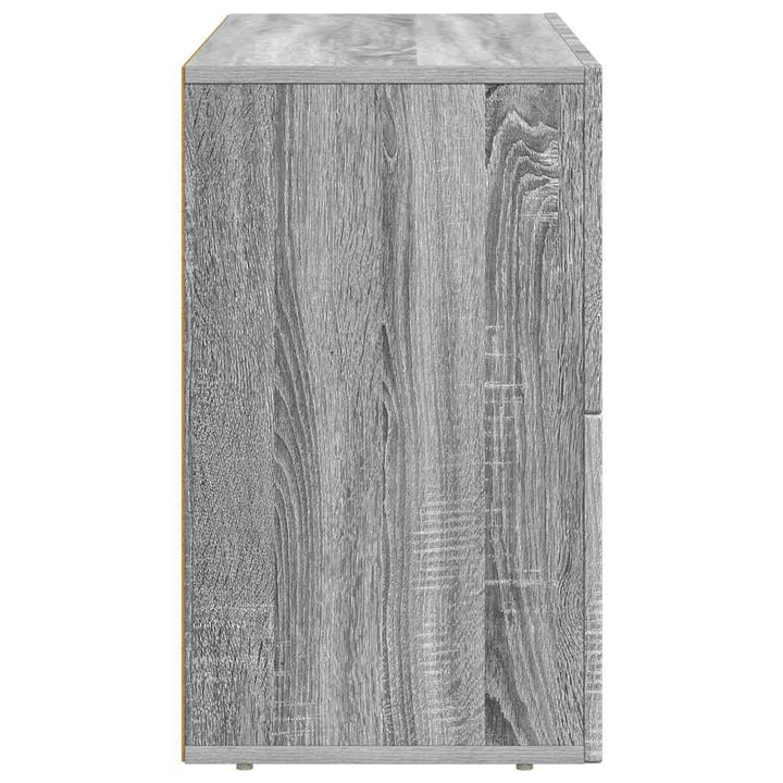 Sideboard ELST Grå Sonoma 80,5 x 35 x 59 cm Konstrueret træ