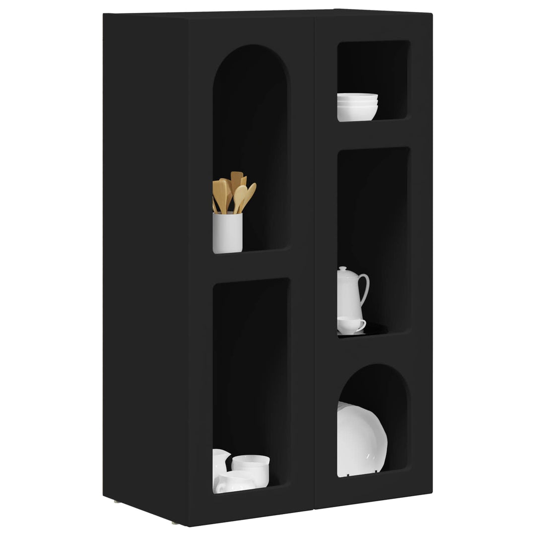 Sideboard Sort 59 x 35 x 100,5 cm Konstrueret træ