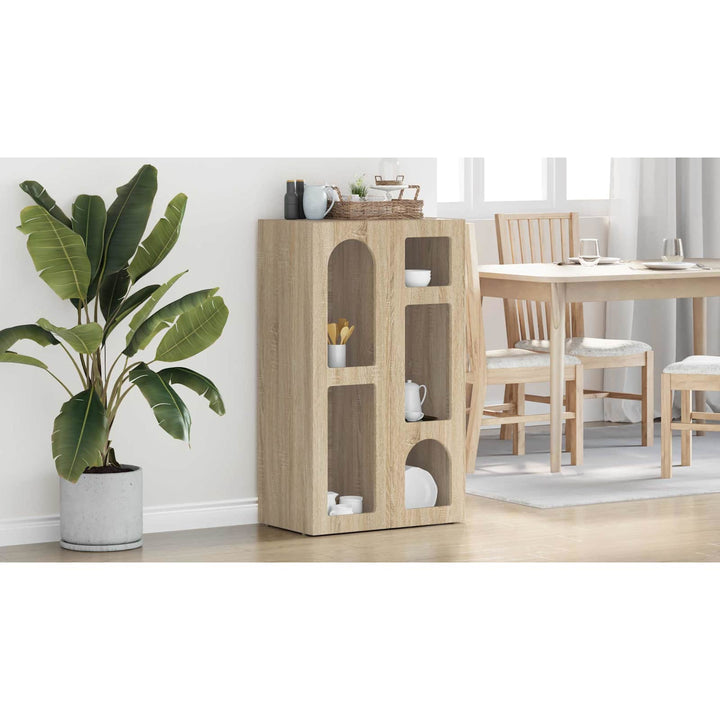 Sideboard ELST Sonoma eg 59 x 35 x 100,5 cm Konstrueret træ
