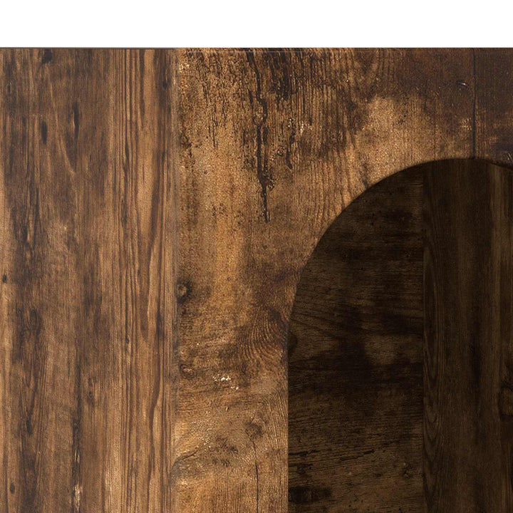 Sideboard Røget eg 59 x 35 x 100,5 cm Konstrueret træ