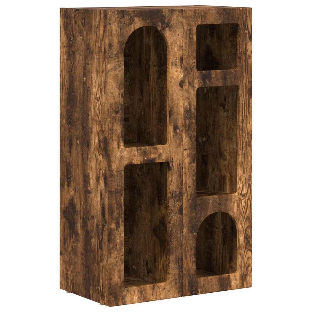 Sideboard ELST Røget eg 59 x 35 x 100,5 cm Konstrueret træ