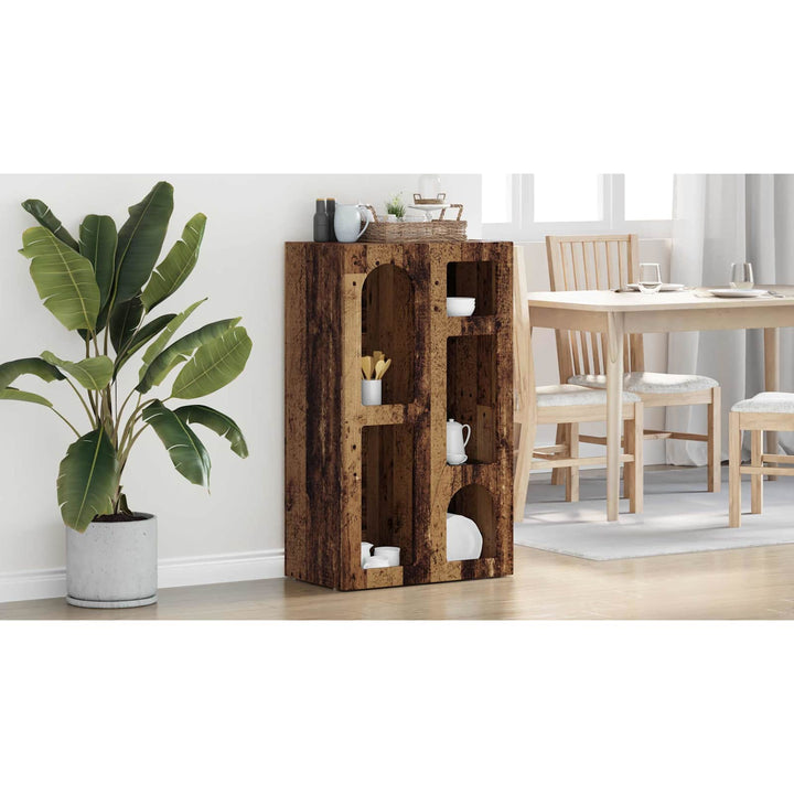 Sideboard ELST Gammelt træ 59 x 35 x 100,5 cm Konstrueret træ