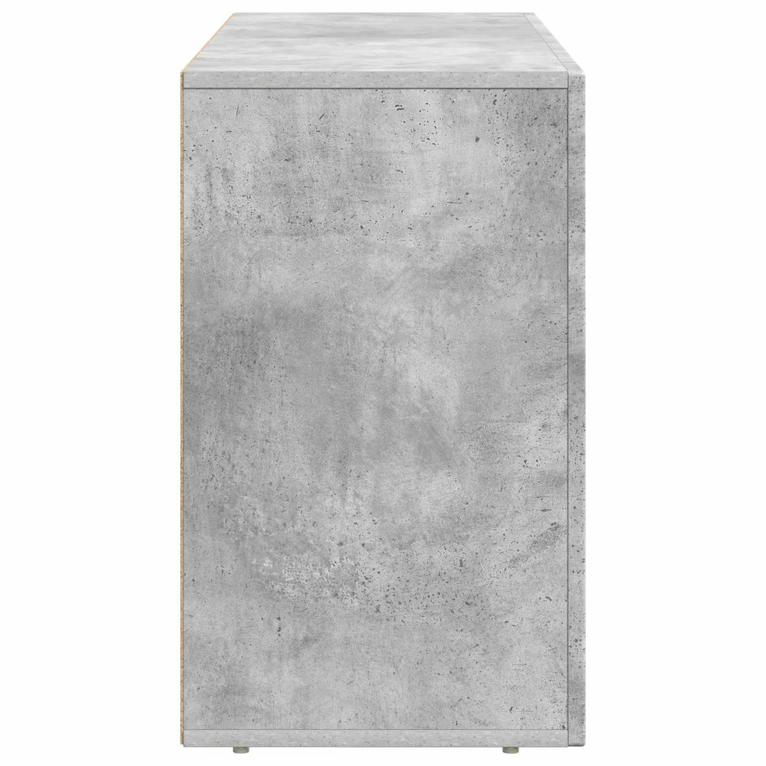 Sideboard ELST Beton Grå 100 x 35 x 59 cm Konstrueret træ