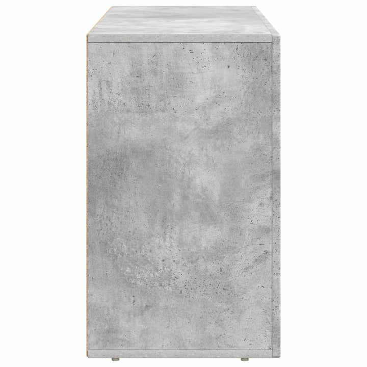 Sideboard ELST Beton Grå 100 x 35 x 59 cm Konstrueret træ