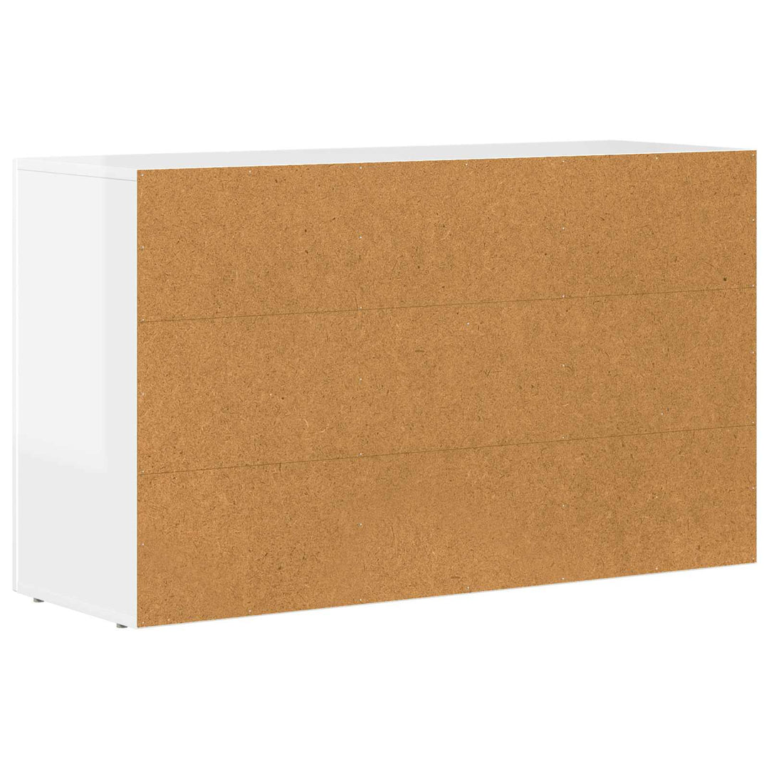 Sideboard ELST Høj gloss hvid 100 x 35 x 59 cm Konstrueret træ