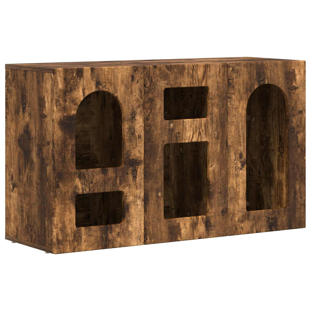 Sideboard ELST Røget eg 100 x 35 x 59 cm Konstrueret træ