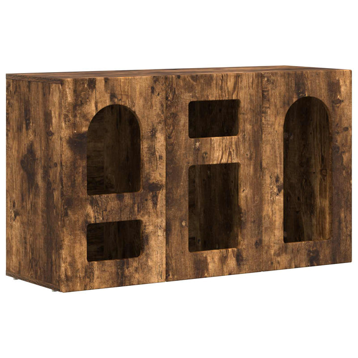 Sideboard ELST Røget eg 100 x 35 x 59 cm Konstrueret træ