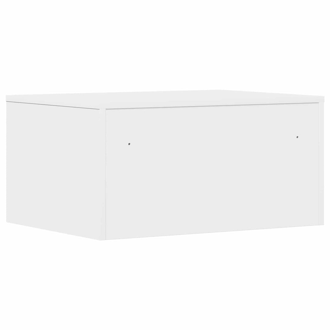 Væghængt skrivebord Hvid Konstrueret træ 60 x 45 x 30 cm
